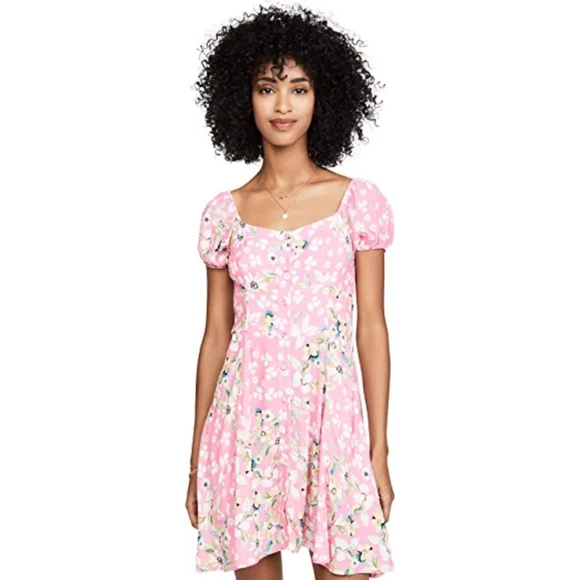 YUMI KIM Victoria Park Pink Floral Mercy Dress, size XS - Picture 1 of 8